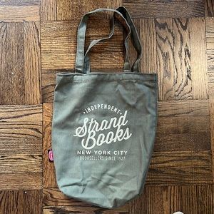 Strand Books Tote Bag Army Green